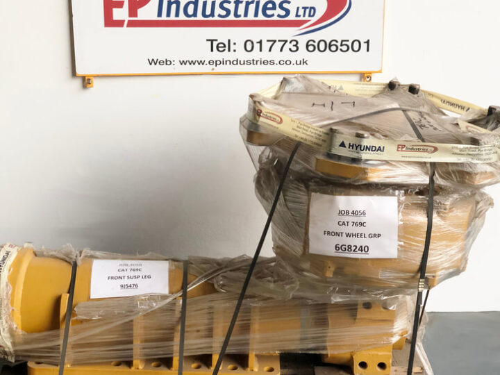 CAT 769C Front Leg & Wheel — 9J5476 & 6G8240